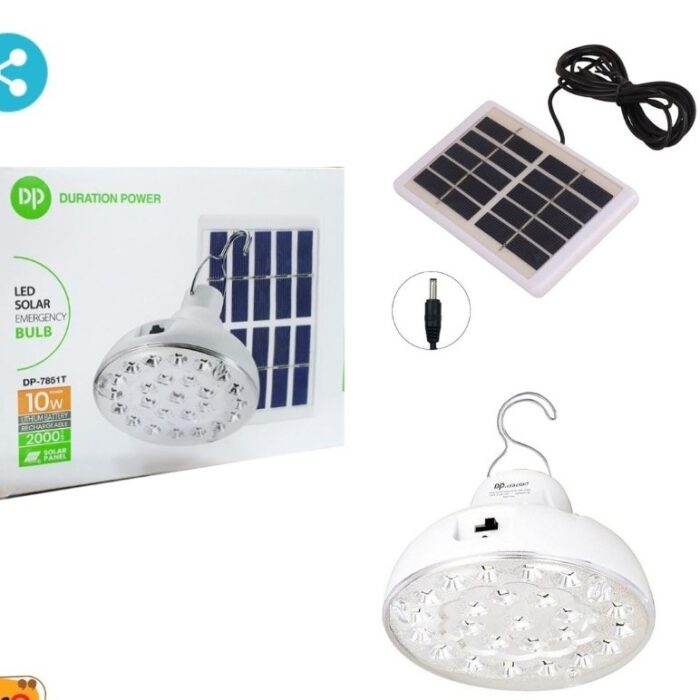 چراغ شارژی DP-7851T مدل قابل‌حمل با نور فوق‌العاده قوی و باتری لیتیومی قابل شارژ - Image 3