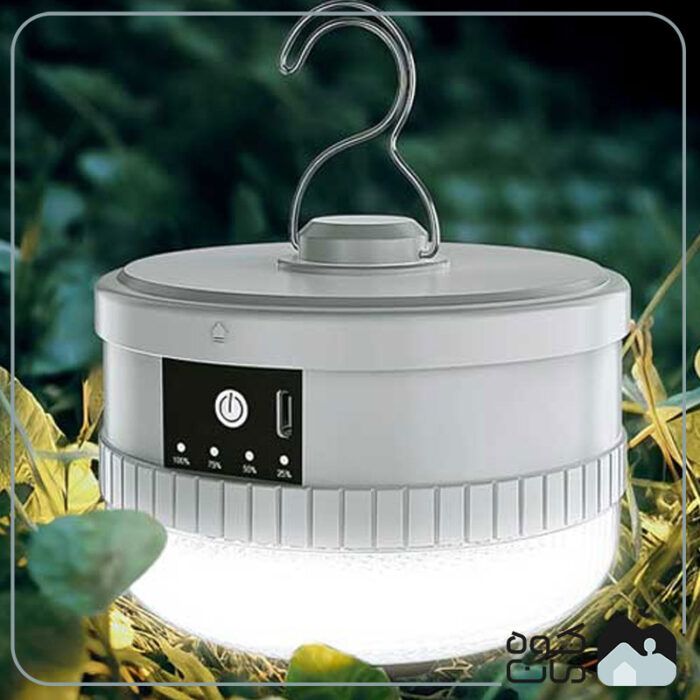 چراغ شارژی DP-7858 مدل قابل‌حمل با نور فوق‌العاده قوی و باتری قابل شارژ - Image 2