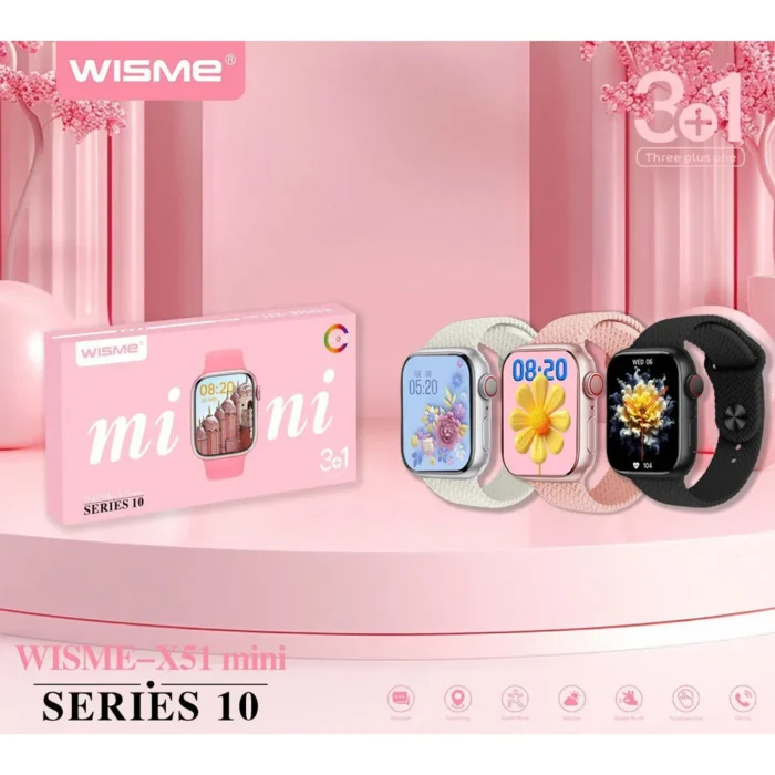 ساعت هوشمند ویسمی مدل Wisme-X51 Mini - Image 2