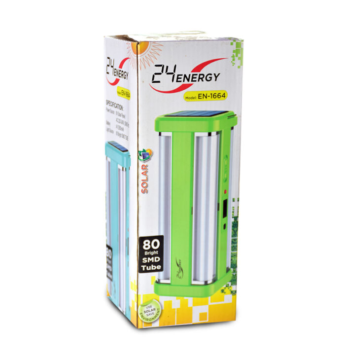 چراغ اضطراری شارژی خورشیدی 24Energy مدل EN-1664 - Image 2