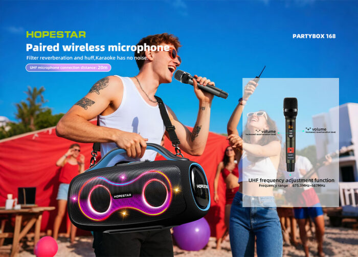 اسپیکر HopeStar Party Box 168 - Image 4