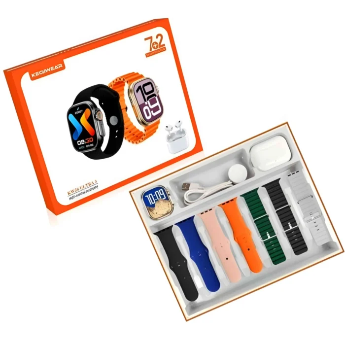 ساعت هوشمند KW56 Ultra 3 با صفحه‌نمایش HD - Image 3