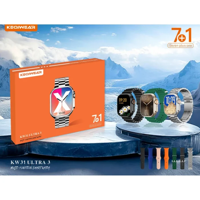 ساعت هوشمند KW31 Ultra 3 با صفحه‌نمایش HD - Image 4