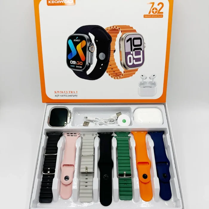 ساعت هوشمند KW56 Ultra 3 با صفحه‌نمایش HD - Image 2