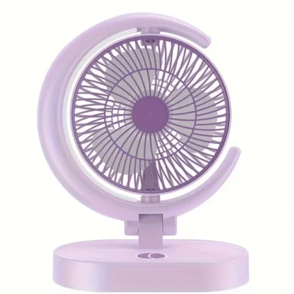 پنکه رومیزی شارژی Summer Desktop Fan مدل FO-4121 با شارژ USB و طراحی کم‌صدا