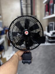 پنکه شارژی 11 اینچی گردان (Oscillating Fan) باتری‌خور